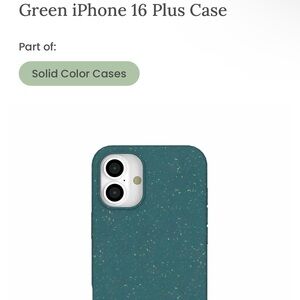 Pela Green iPhone 16 Plus Case